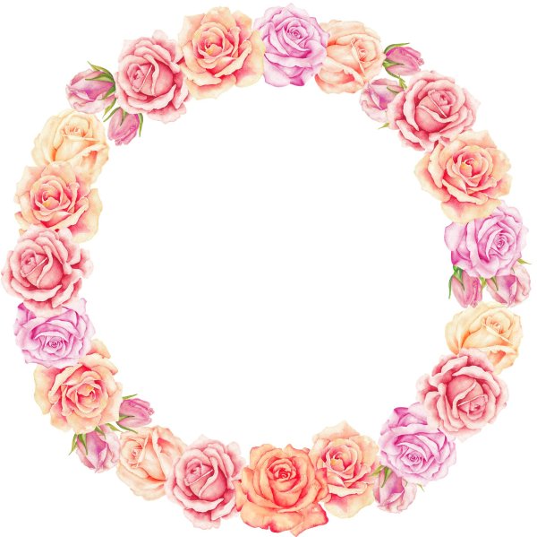 цветочная рамка