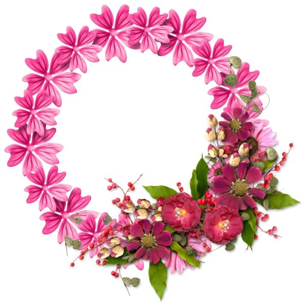 рамочка с цветами