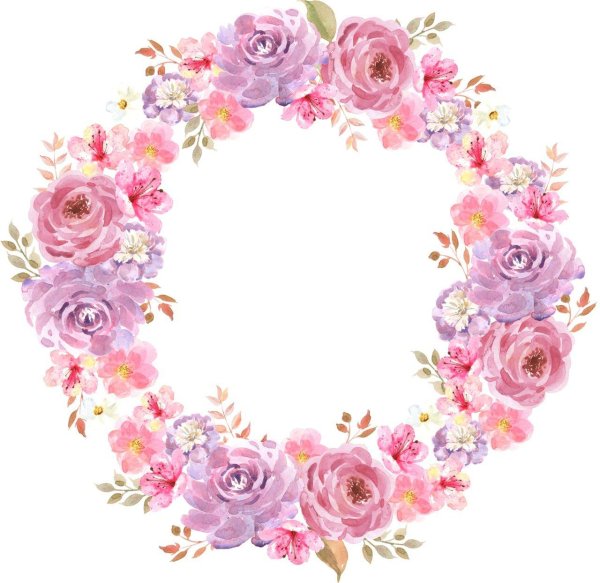 цветочная рамка