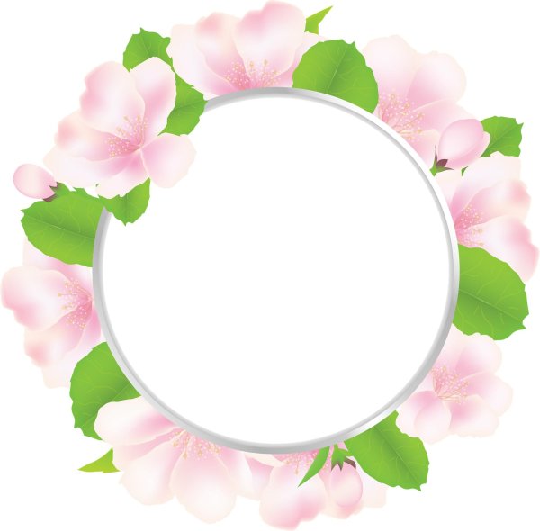 рамка круглая