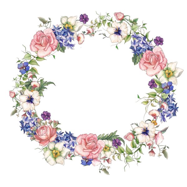 цветочный венок