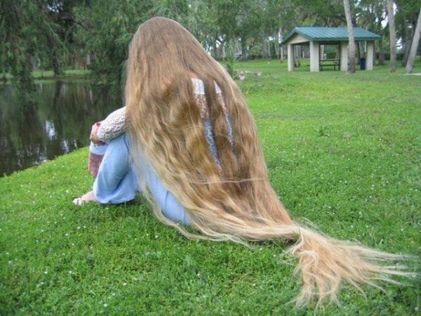 С девушками с длинными