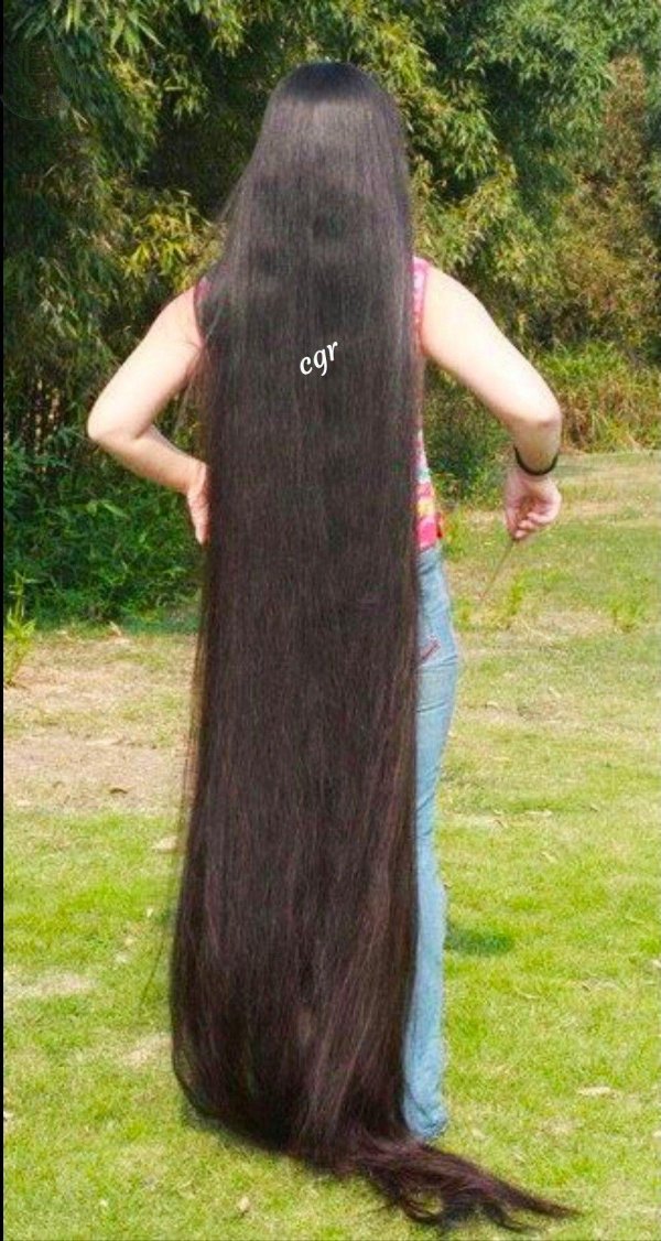 С девушками с длинными