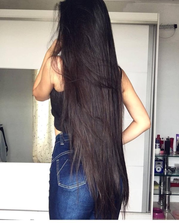 С девушками с длинными