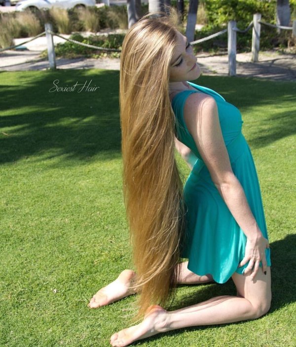 С девушками с длинными