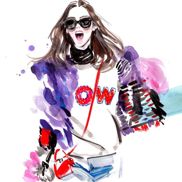 Девушка и одежда одежды