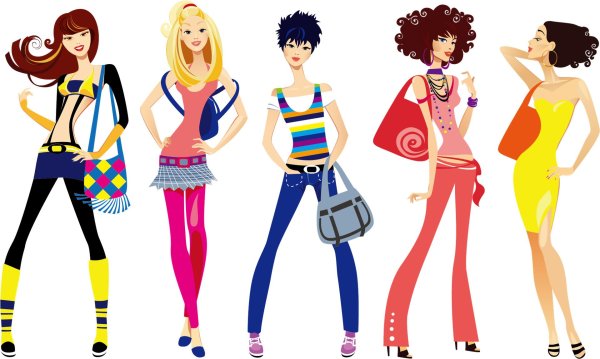 Девушка и одежда одежды