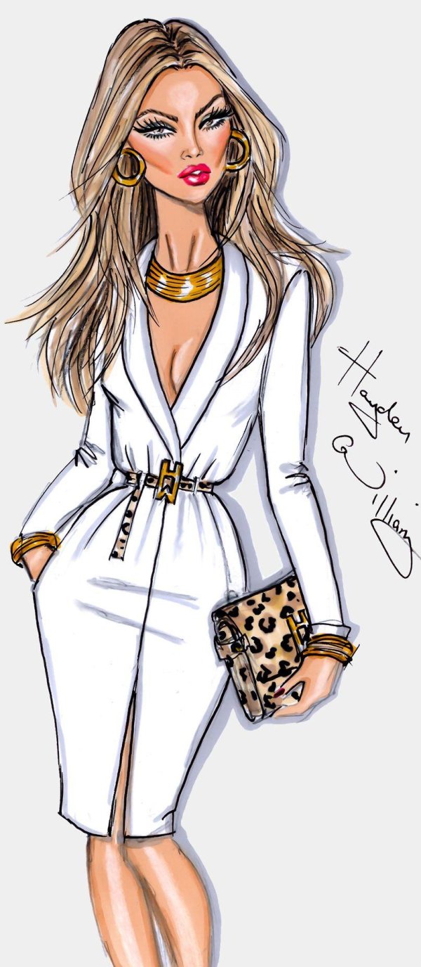 Девушка и одежда одежды