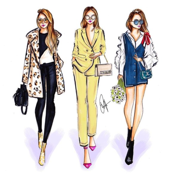 Девушка и одежда одежды