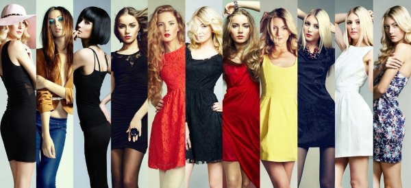 Девушка и одежда одежды