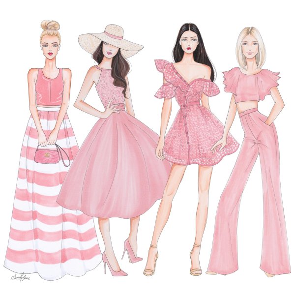 Девушка и одежда одежды