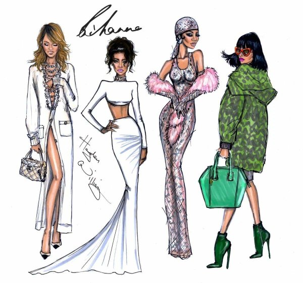 Девушка и одежда одежды