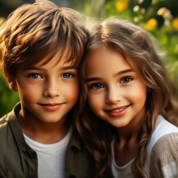 С девушками и детьми