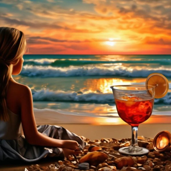 С пляжем и девушками