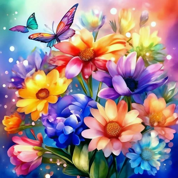 цветочные картины