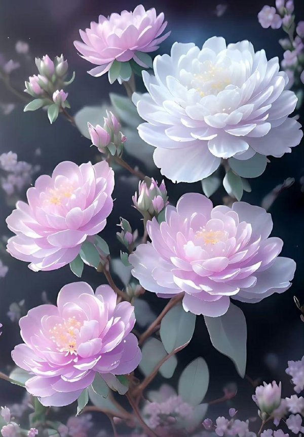 цветочные картины