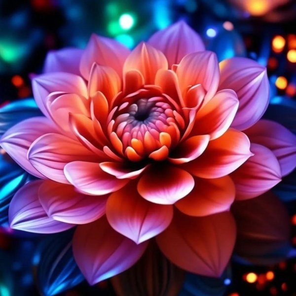 красивая цветок