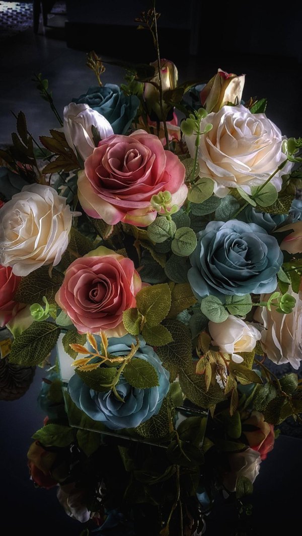 вечерний букет цветов