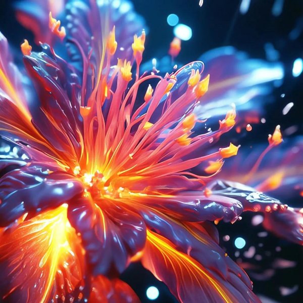 фантазийные цветы