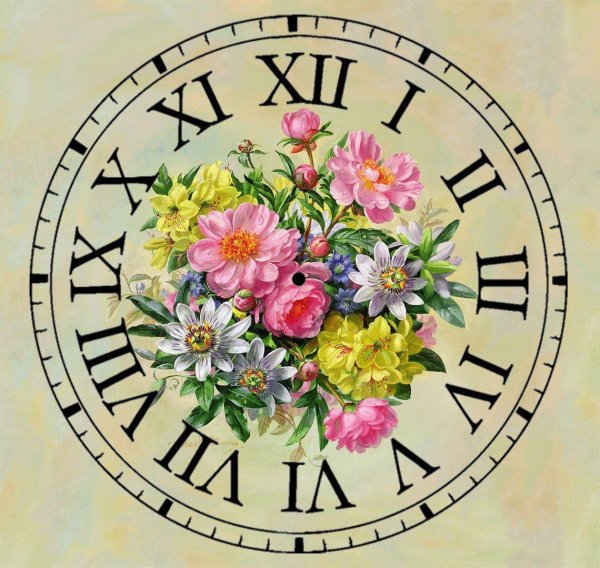 циферблат для декупажа