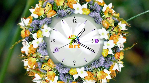 цветочные часы
