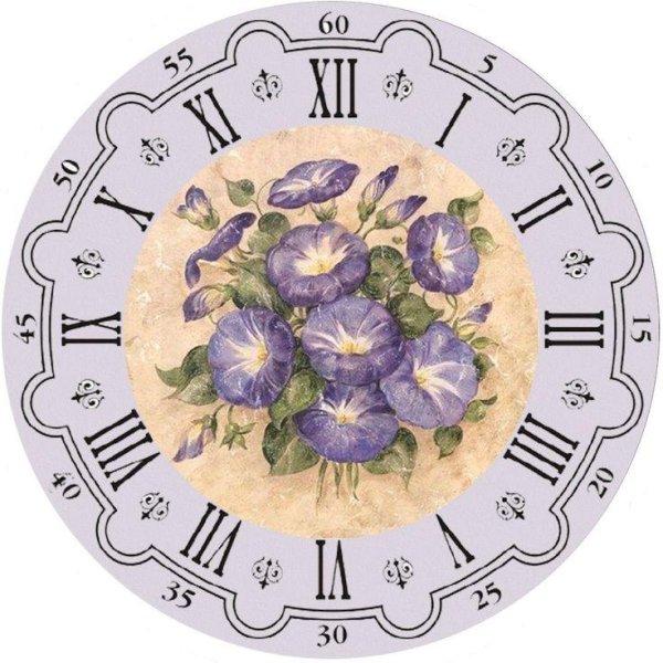 овальный циферблат для декупажа