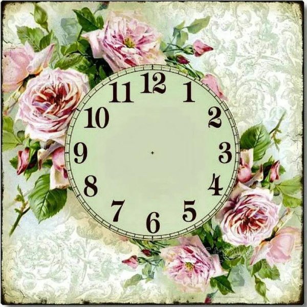 циферблат для декупажа