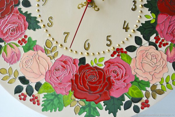 часы ручная роспись