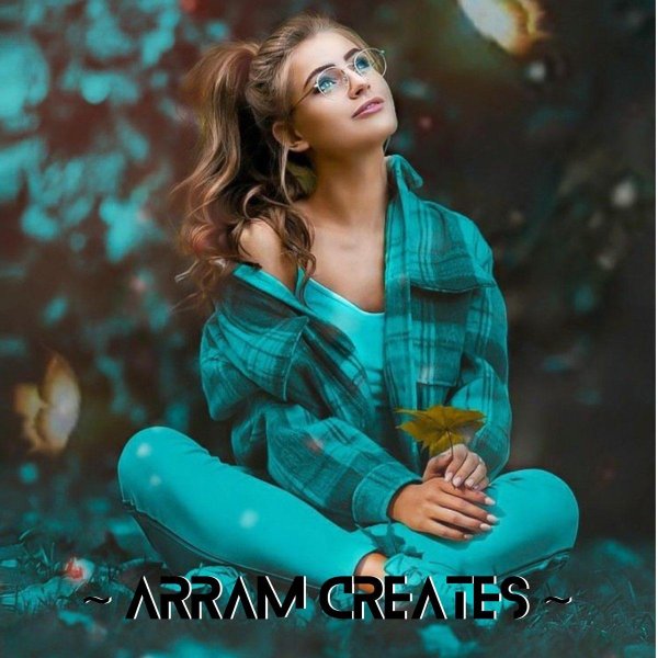 Одна девушка на земле