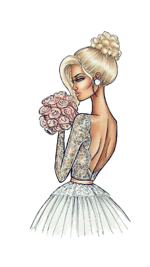 С девушками нарисованные блондинки