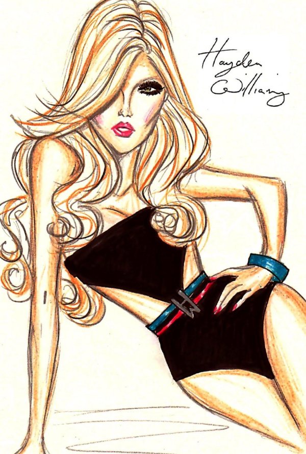 С девушками нарисованные блондинки