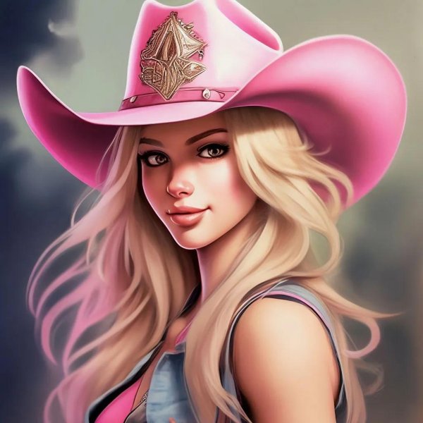 С девушками нарисованные блондинки