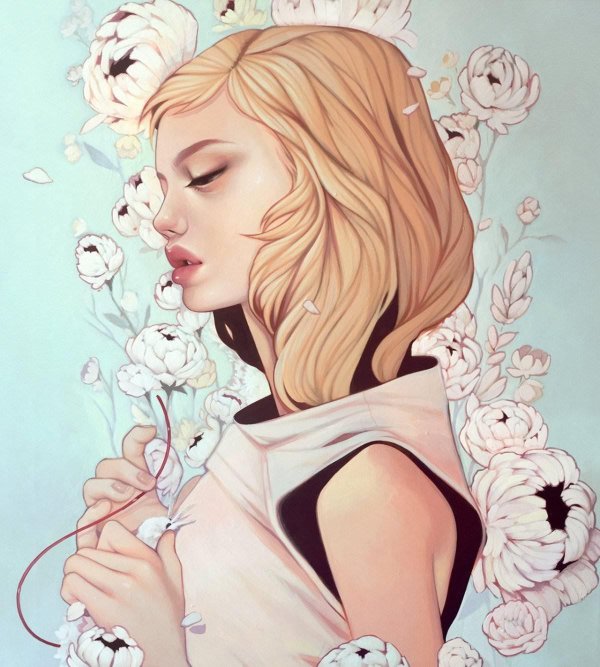 С девушками нарисованные блондинки