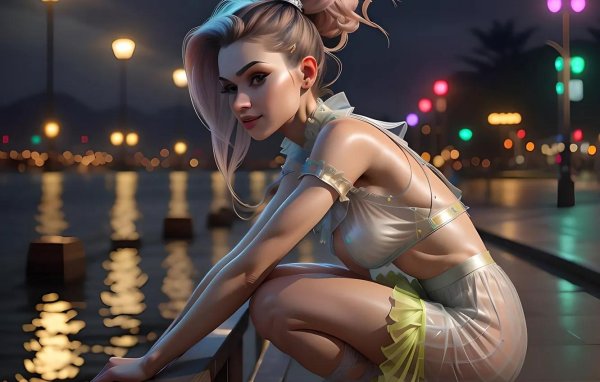 С девушками нарисованные блондинки