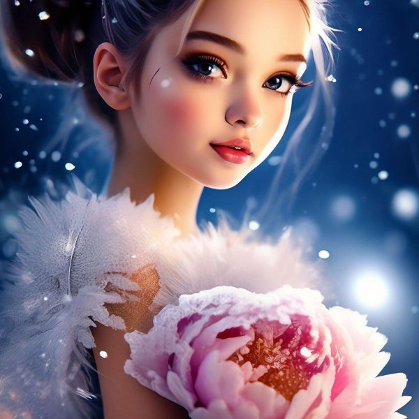 Девушка и новый год