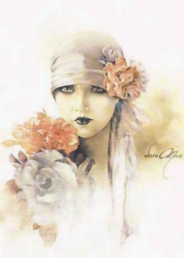 Для декупажа с девушками