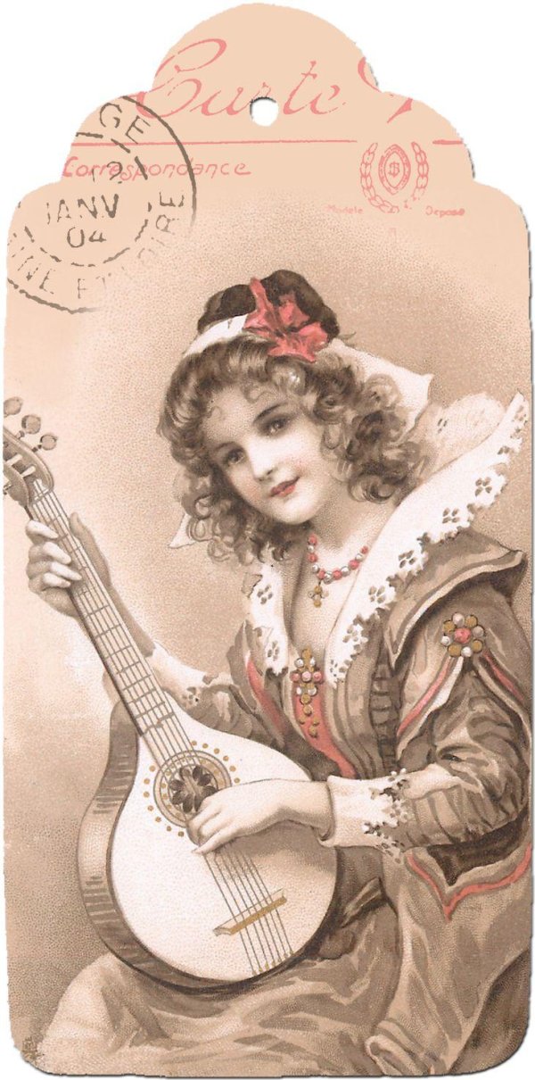 Для декупажа с девушками