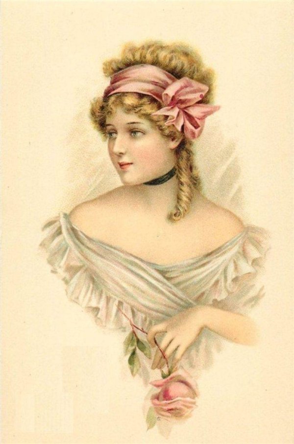 Для декупажа с девушками