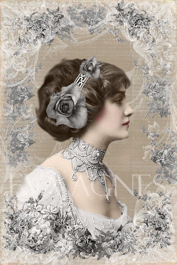 Для декупажа с девушками