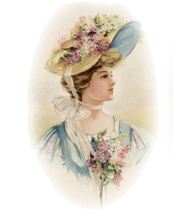 Для декупажа с девушками