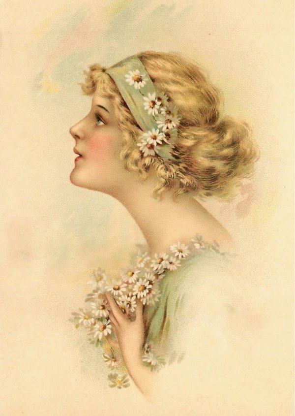 Для декупажа с девушками