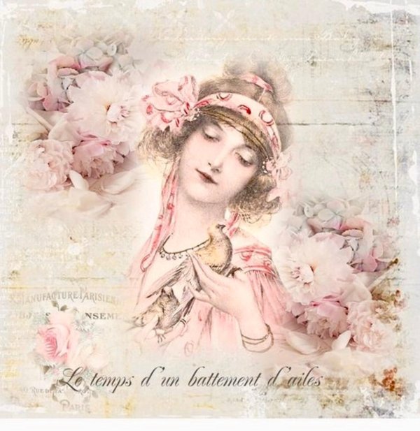 Для декупажа с девушками