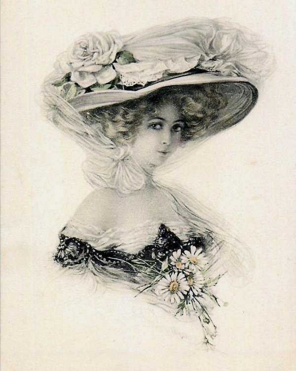 Для декупажа с девушками