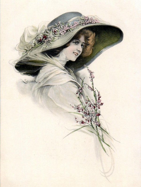 Для декупажа с девушками