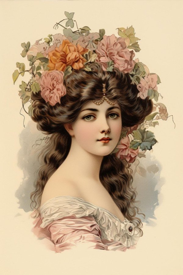 Для декупажа с девушками