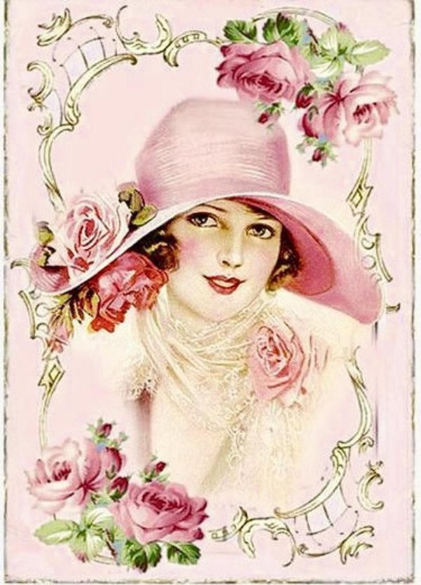 Для декупажа с девушками