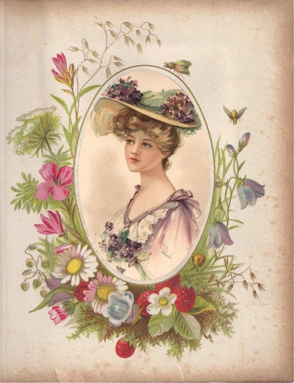 Для декупажа с девушками