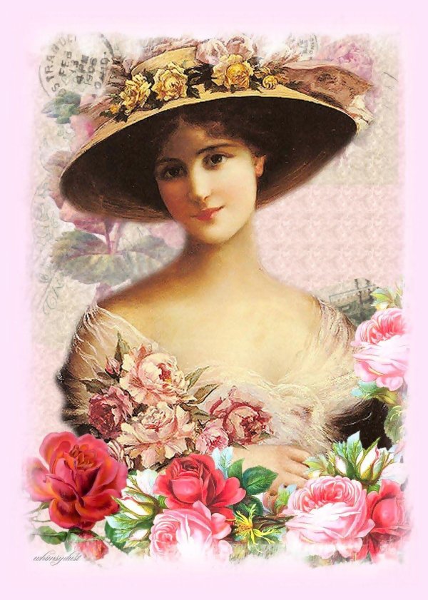 Для декупажа с девушками