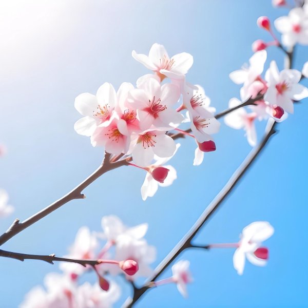 цветение весной