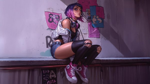 Девушка без авторских прав